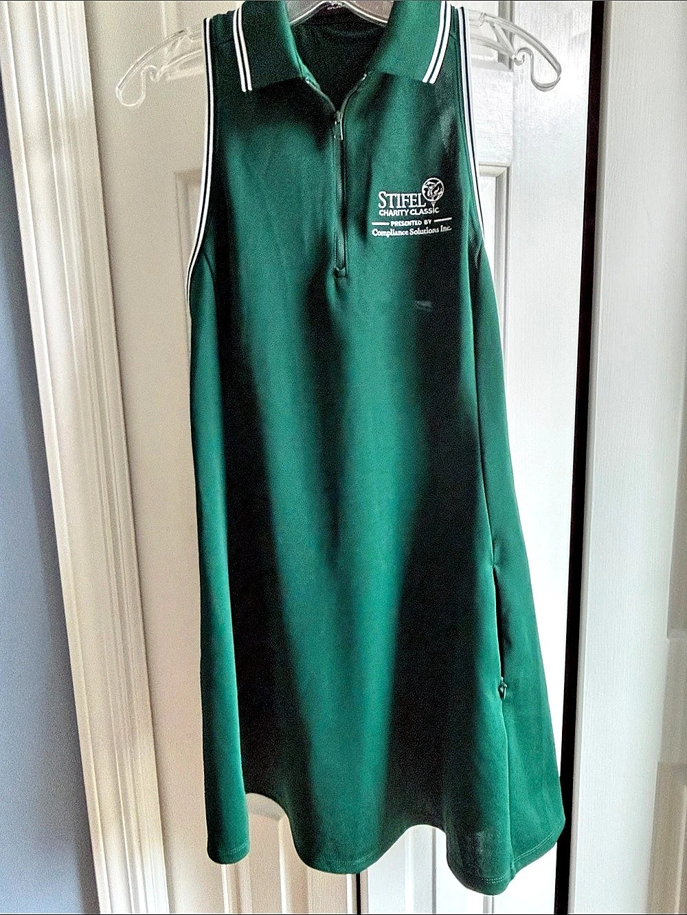 Ralph Lauren RLX sleeveless polo dress Green Size Medium Like New